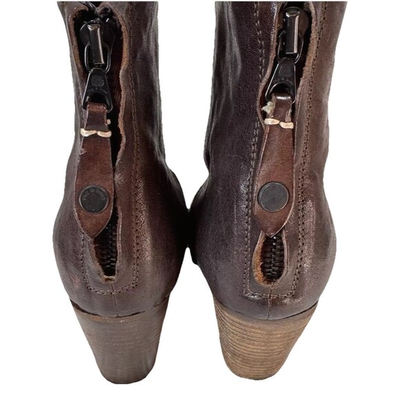 Rag‎ & Bone Classic Newbury Deep Brown Size US 7 EU37 Ankle Boots - Picture 8 of 13